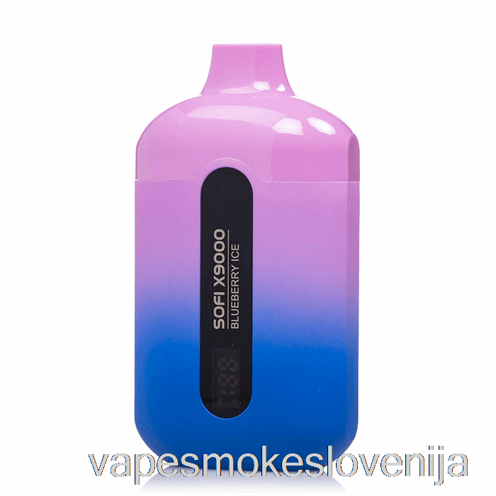 Vape Slovenija Sofi X9000 Smart Borovničev Led Za Enkratno Uporabo